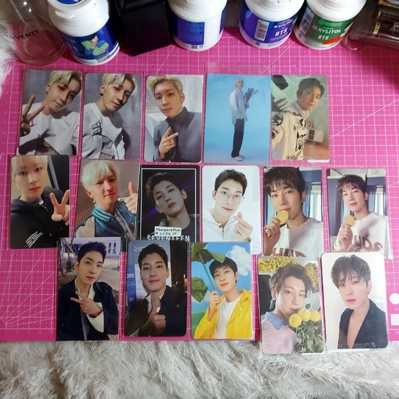 [OFFICIAL PHOTOCARD] SEVENTEEN (SVT PC) ALL ABOUT WONWOO (SECTOR 17, ATTACA, FACE THE SUN, FML REGAL