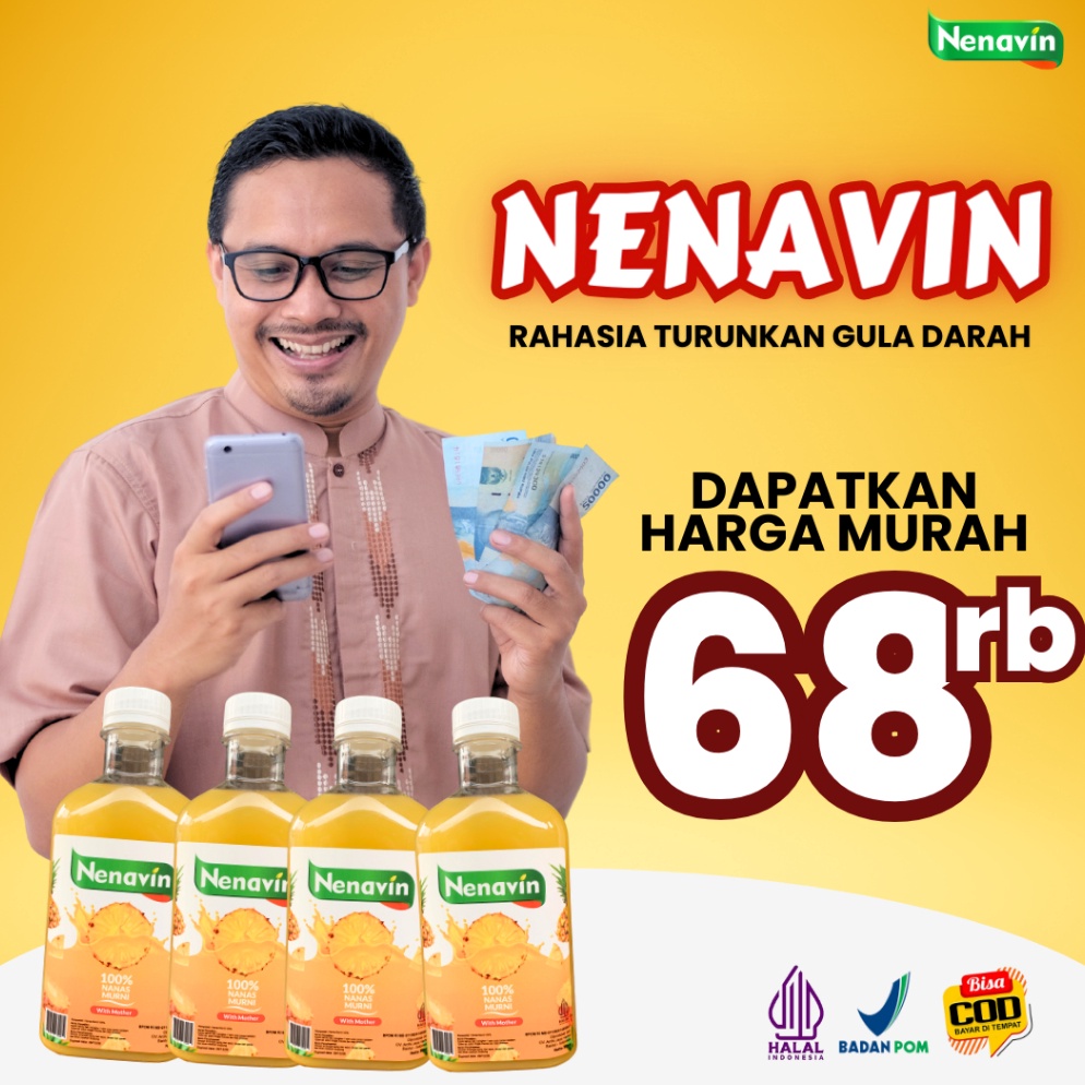 

Spesial Cuka Nanas Original Organik 3ml NENAVIN Atasi Diabetes Ampuh 1 Nanas Utuh with Mother Nenavin Official Store BPOM
