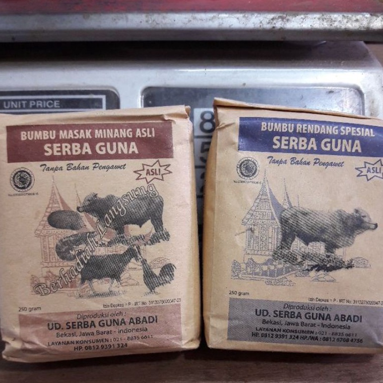 

Buruan Serbu Bumbu Masak Bumbu Gulai Bumbu Rendang Minang Asli Merk Serbaguna