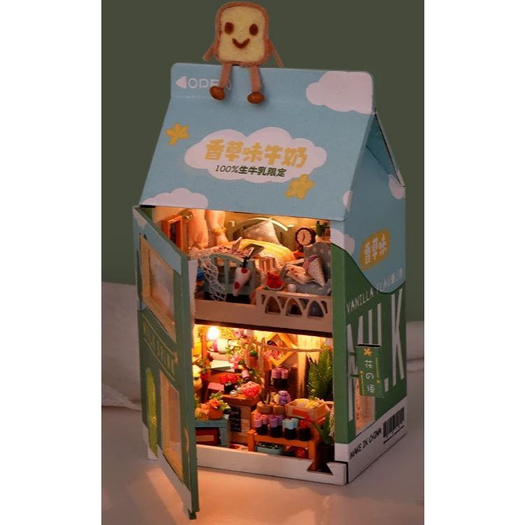 Sunshine Vanilla Double Cabin, Miniature Doll House RB6