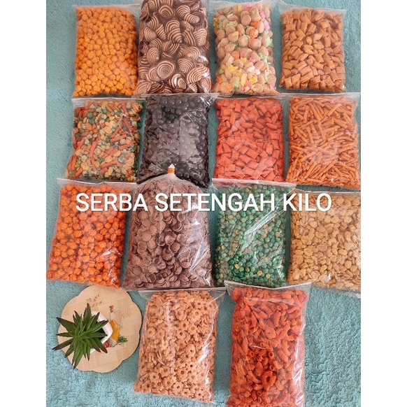 

Klaim promo Snack Makanan Ringan Setengah kilo 5gram