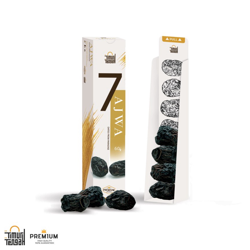 

Sikat Sekarang Timur Tengah Kurma Ajwa 7 Butir Premium Original High Quality
