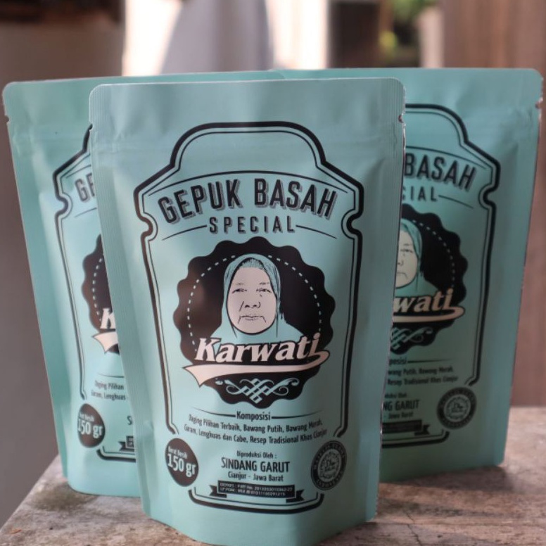 

Fresh gepuk karwati pouch
