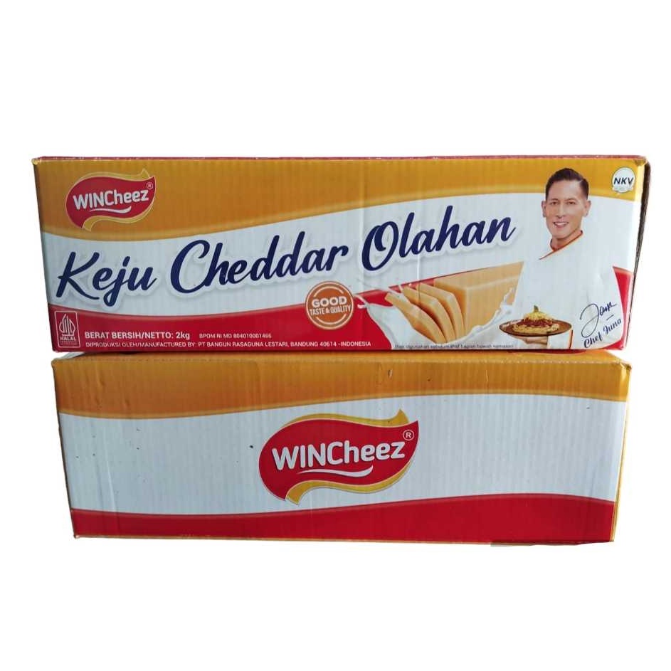 

Instan Keju WinCheez Cheddar 2kg CHEDDAR CHEESE BLOCK WINCHEEZ