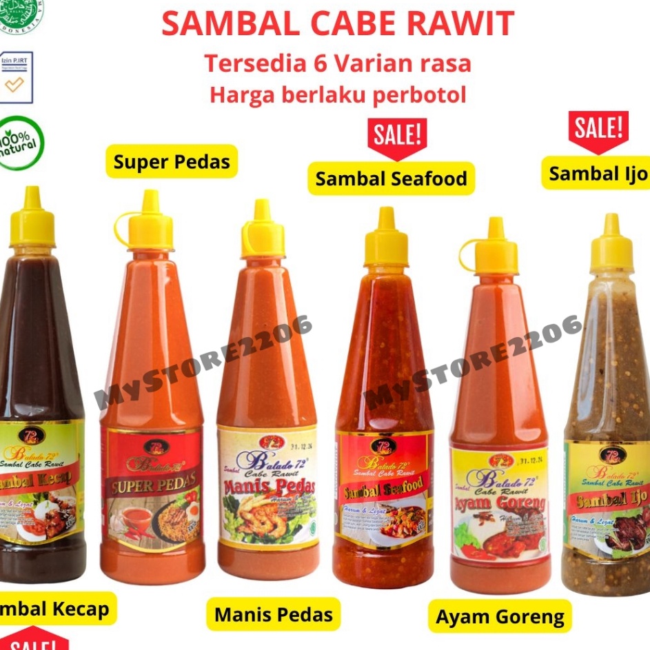 

Grab It Fast Sambal Balado Kaisar 72 Super Pedas Singkawang Kalimantan Barat