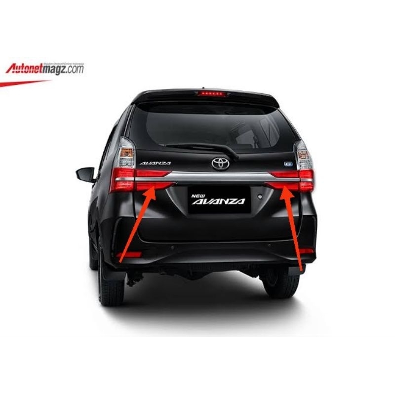 Trunklid List Chrome Pintu Bagasi Avanza Xenia 2019-2021 Original