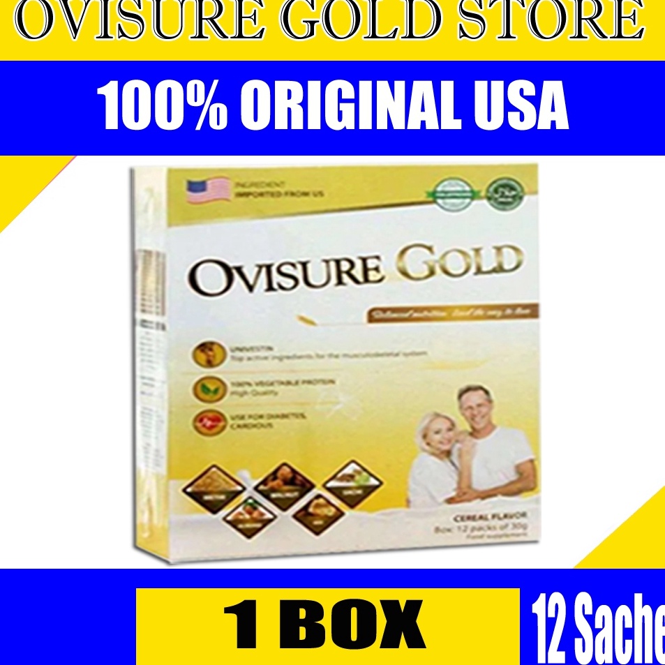 

Super deal 1 BOX OVISURE GOLD MILK SUSU OBAT TULANG DAN SENDI YG SEHAT 1 DIMFOR USA
