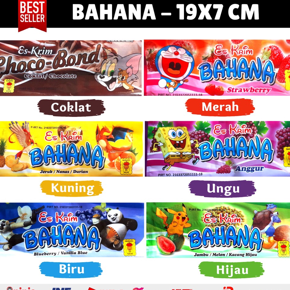 

Big Deal Kemasan Es Krim Stik Bungkus Es Stik Plastik Kemasan Es Loly Bahana Bisa Cod Plastik Es Cream Murah Isi 1pcs