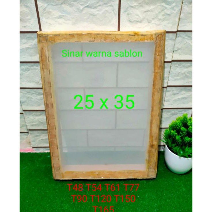 

Serba Unik Frame screen sablon 25 x 35 lengkap