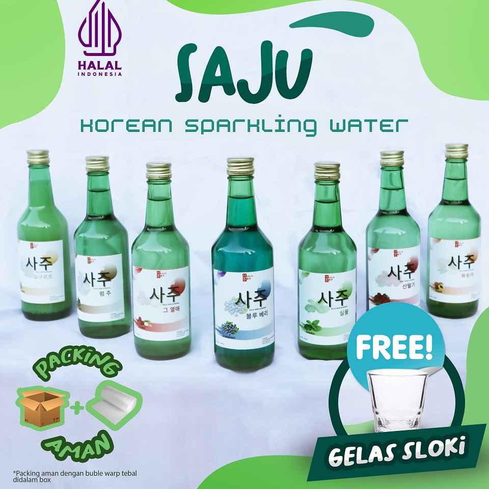 

Spesial Promo SAJU MINUMAN BERSODA NON ALKOHOL HALAL ALL VARIAN 1 FREE GELAS SLOKI