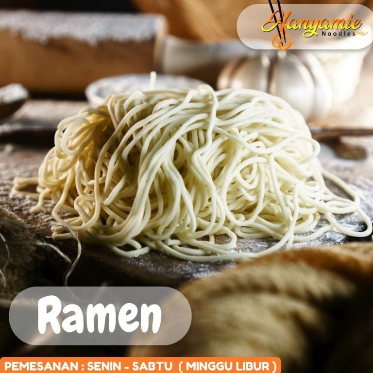 

Serbuu mie ramen mentah hanyamie isi 1 pc