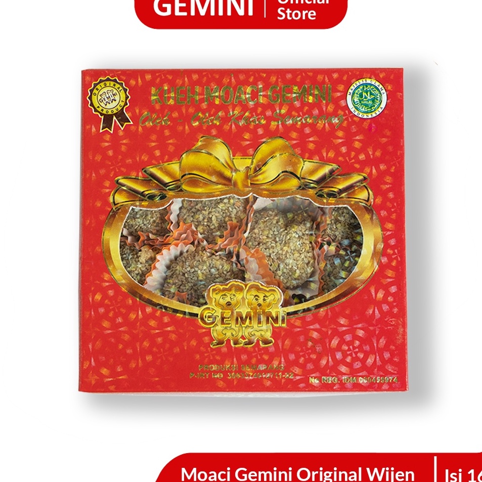 

Hanya untuk anda Gemini Moaci Gemini Original Wijen Isi 16