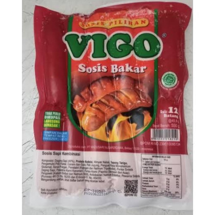 

Real Promotion vigo sosis sapi bakar isi 12 5gr