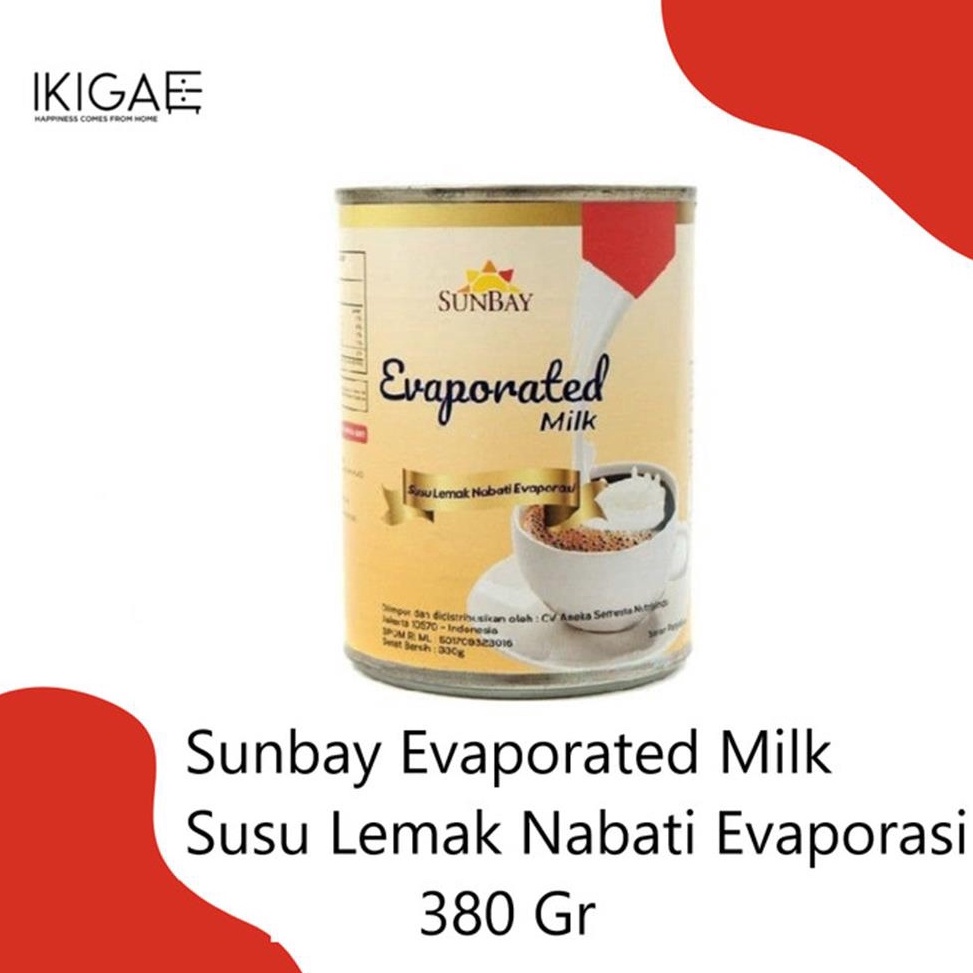 

New Recommended SUNBAY EVAPORATED MILK SUSU LEMAK NABATI EVAPORASI