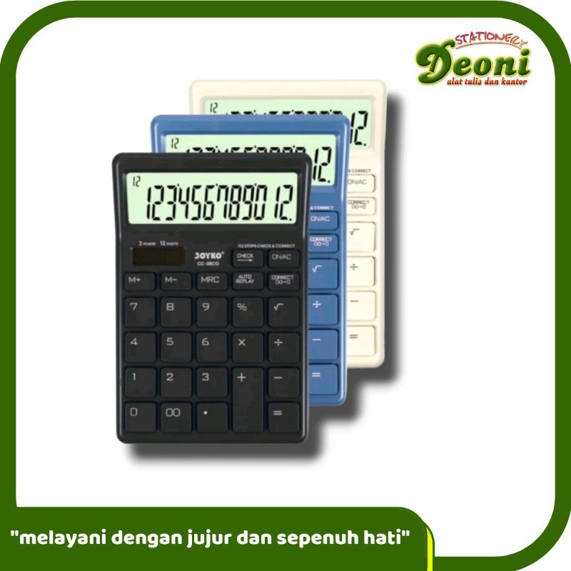 

Joyko Kalkulator Calculator CC-58CO 12digit
