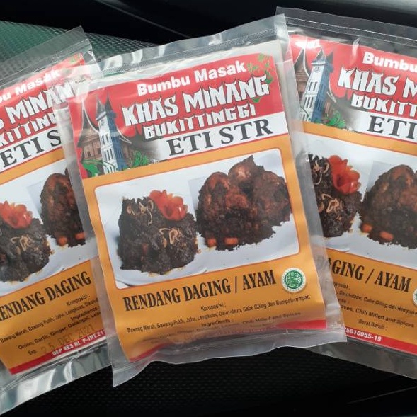 

Star seller Bumbu khas BUKIT TINGGI ETI STR Bumbu Rendang dan Masakan Padang Lainya