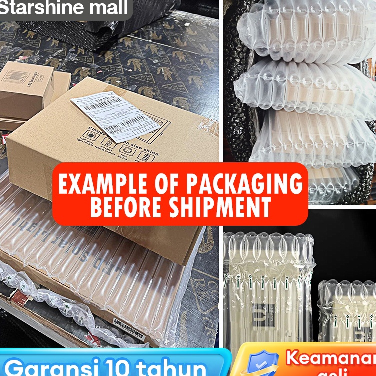 

Langsung Dibeli Starshine mallKolom gelembung Garansi 1 tahun tahan tekanan super kemasan lebih aman tidak perlu khawatir dengan risiko belanja
