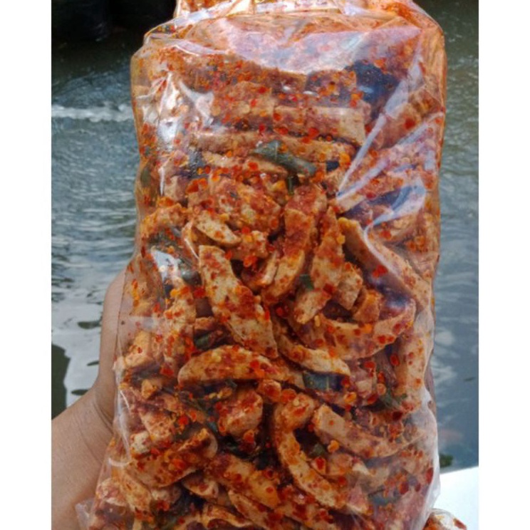 

Penawaran khusus Basreng baso goreng pedas daun jeruk 5gram