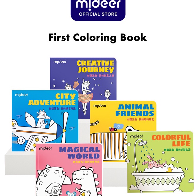 

Murah Luar Biasa Mideer First Coloring Book Mainan Edukasi Anak Buku Aktivitas Mewarnai Buku Gambar Anak