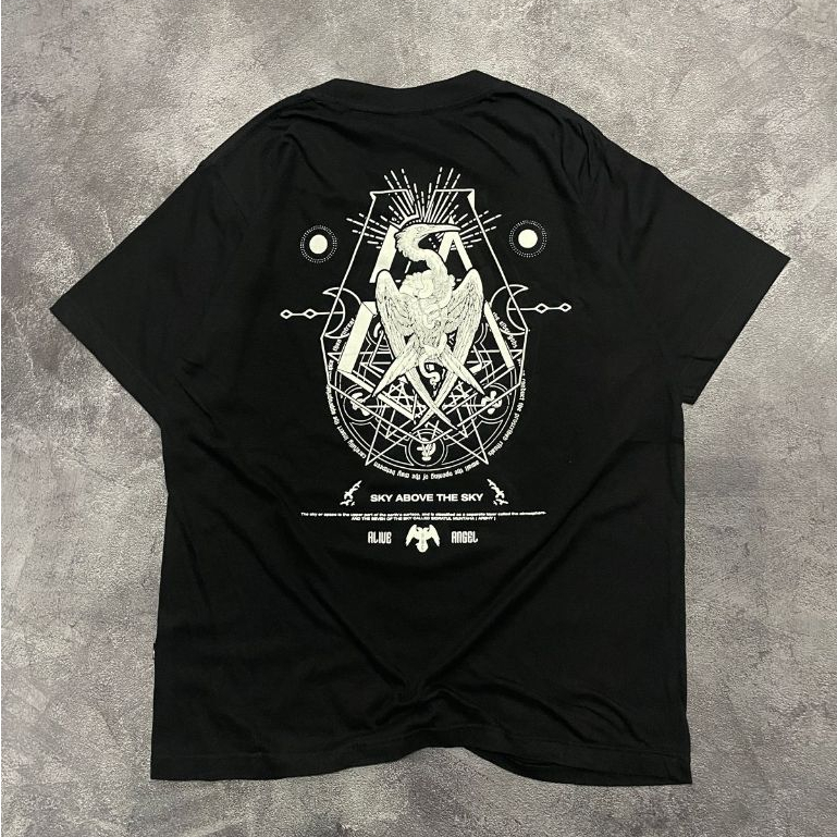 Kaos Distro Original Above The Sky Tangan Lengan Pendek Fulltag / Tshirt Streetwear / Baju Distro Co