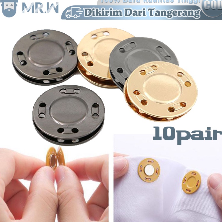 

Segera Ambil 1pasang Kancing Magnet Apparel Bag Button 125mm Magnet Button Kancing Baju Magnet