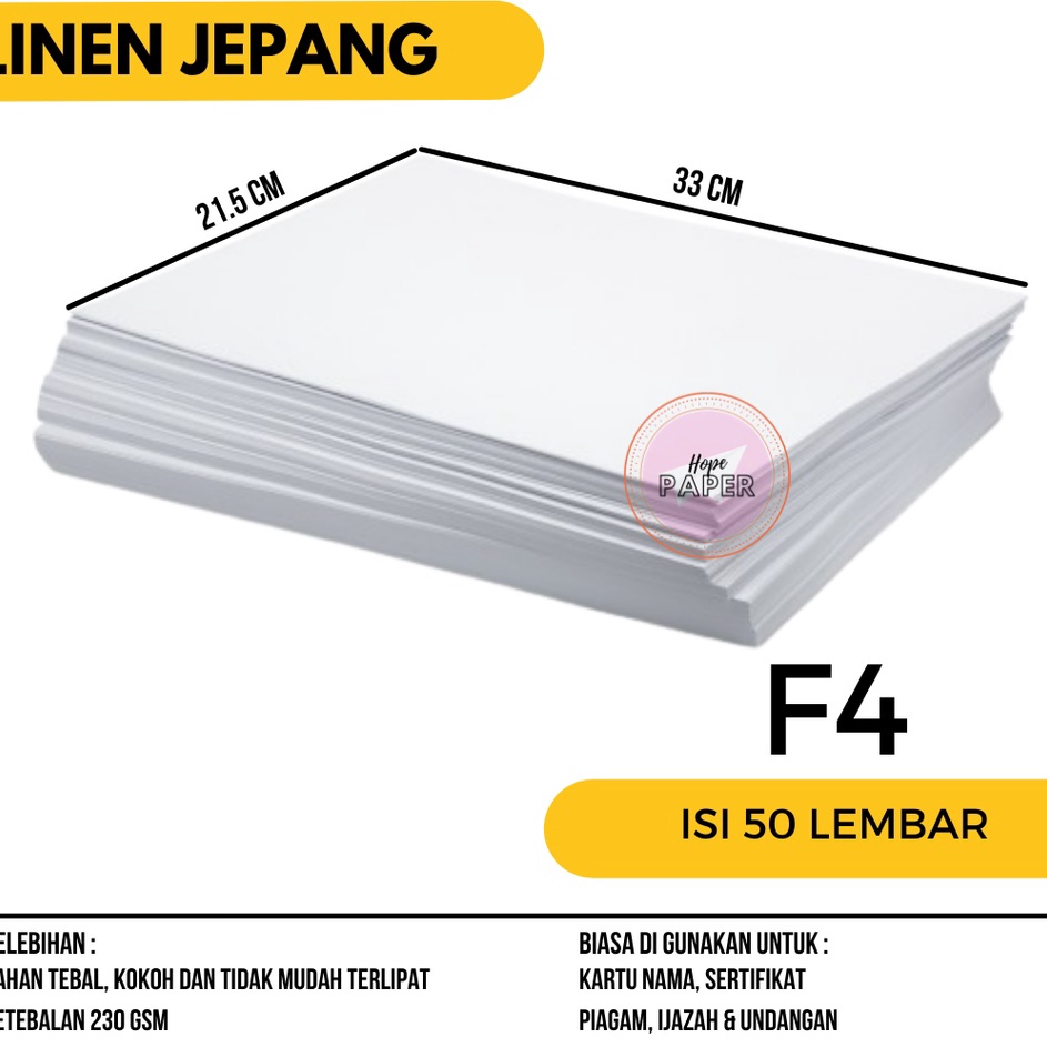 

Lebih Kekinian Kertas Sertifikat F4 Linen isi 5 lembar Kertas Piagam Linen F4