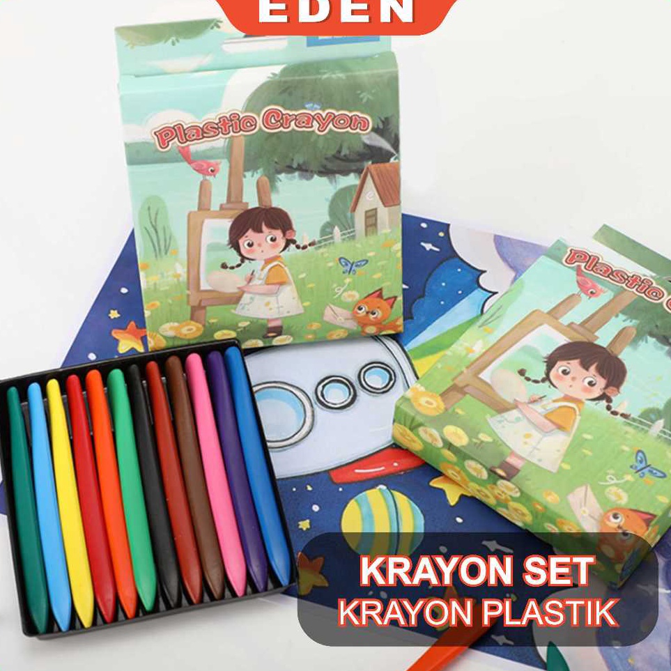 

Grosir Resmi Crayon Set Krayon Plastik 1224 Warna Cerah Bentuk Segitiga Ergonomis Tidak Beracun