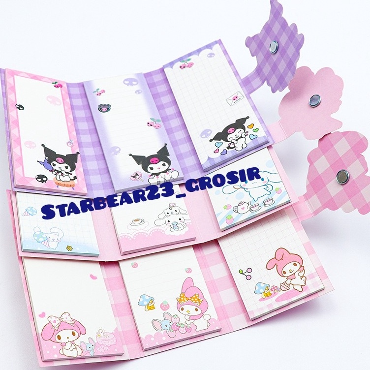

Grosir Bermutu sticky note premium model notes lipat kuromi CIA 628