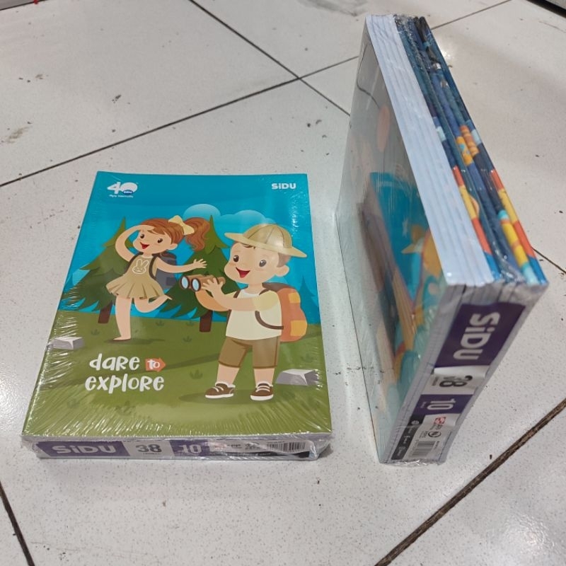 

H7Y 1 Pak Buku Tulis 38 Lembar Isi 10 Pcs SIDU & FORTE