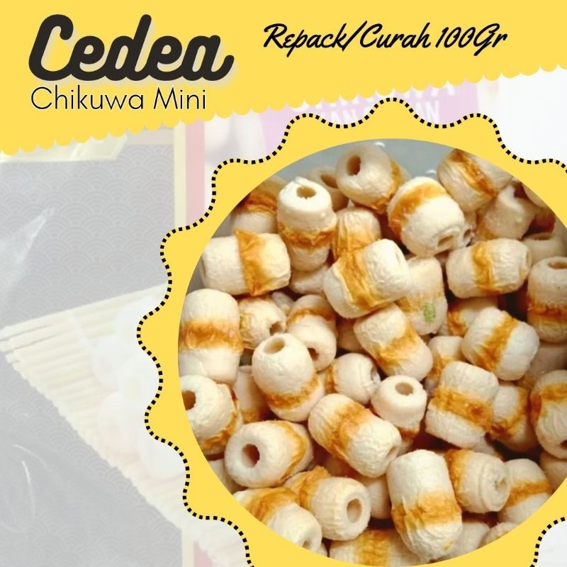 

MOOJOK-Chikuwa Mini CEDEA Curah 100Gr Bakso Suki Enak Murah