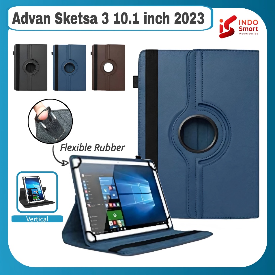 Bwr Case Advan Sketsa 3  Advan Tab Sketsa 3  11 inch 223 Rotary Flip Cover Case Universal Tanpa Luba