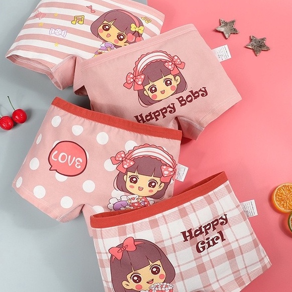99 BRANDS FESTIVAL DODORY W246 Boxer anak perempuan Celana dalam CD celana dalam anak perempuan