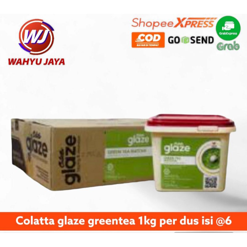 

colatta glaze green tea per dus isi @6pcs