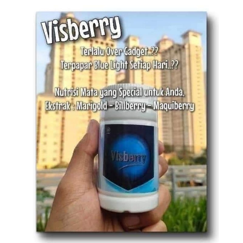 VISBERRY ORIGINAL HWI/mata minus/mata plus/lemak mata/mata merah/vitamin mata