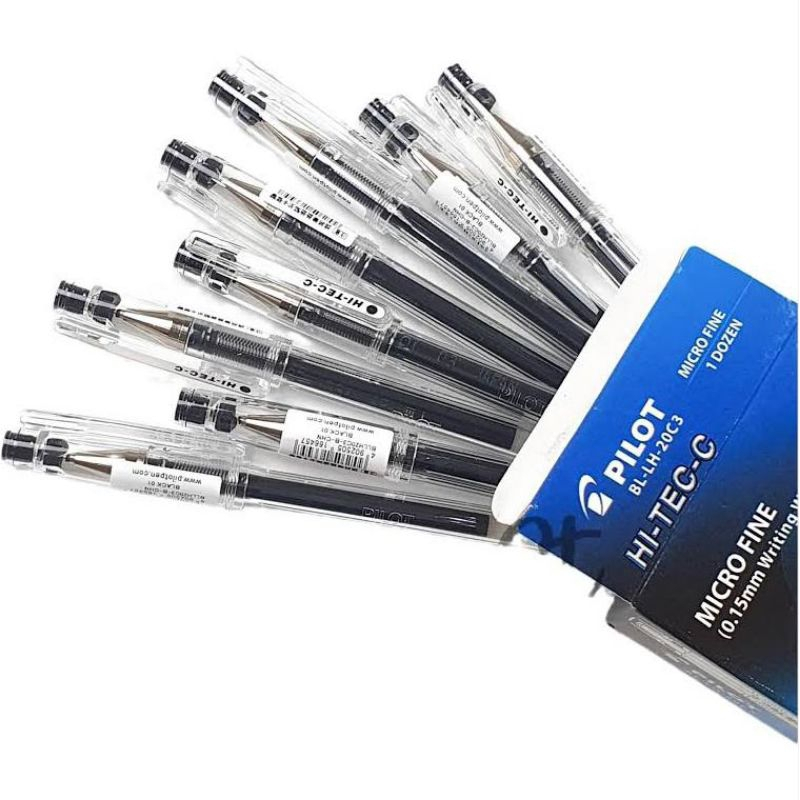 

KF • Pulpen Hitech Pilot 0.3 mm ORIGINAL Hitam/Biru 12 pc - 1 LUSIN