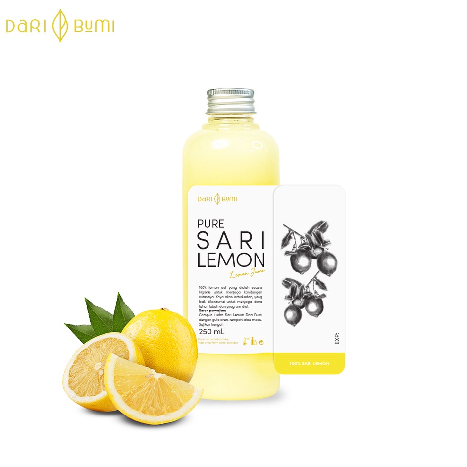 

COD Dari Bumi Sari Lemon 25 Ml Minuman Diet Halal Premium Pure Original