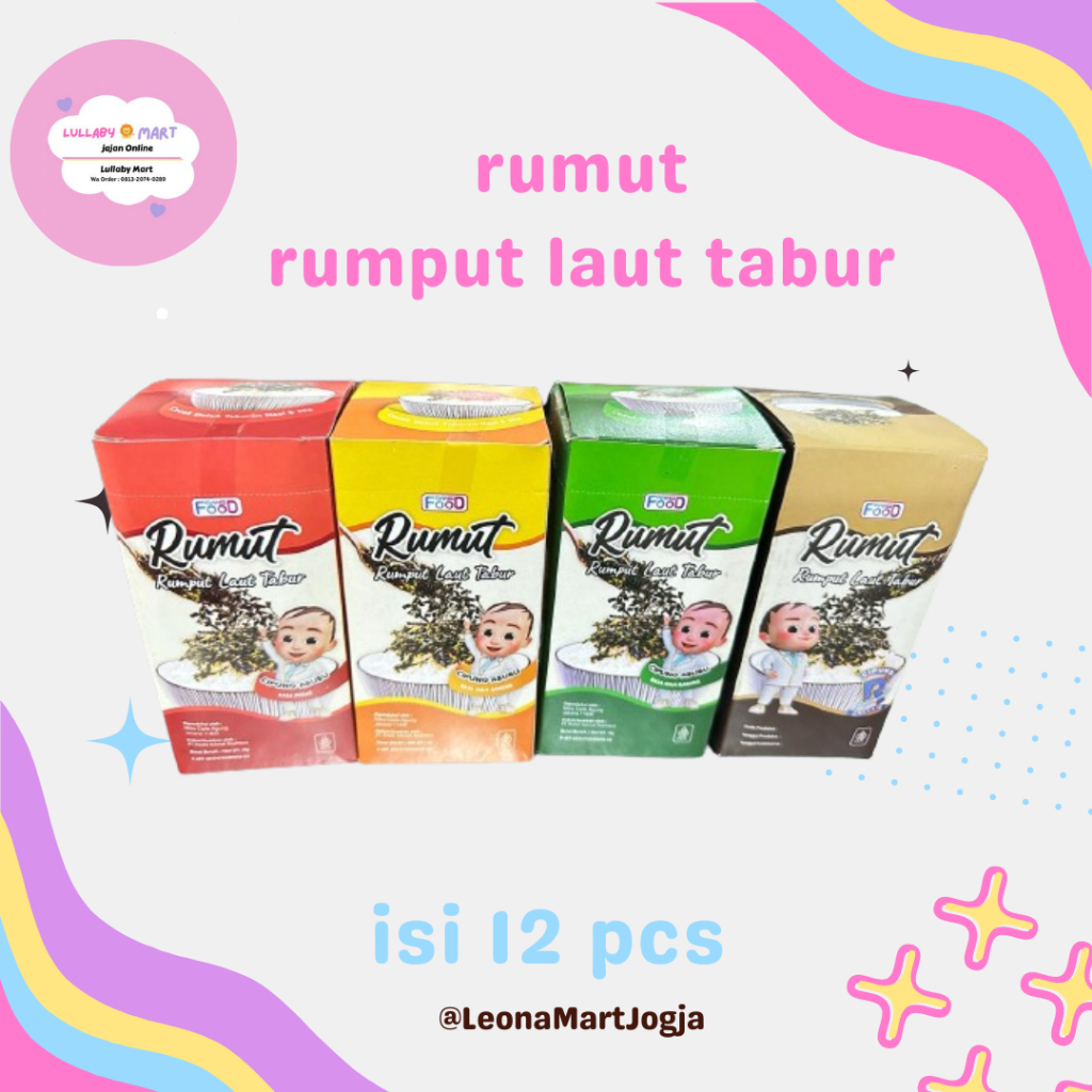 

Rumut by RANS rumput laut tabur isi 12pcs/box