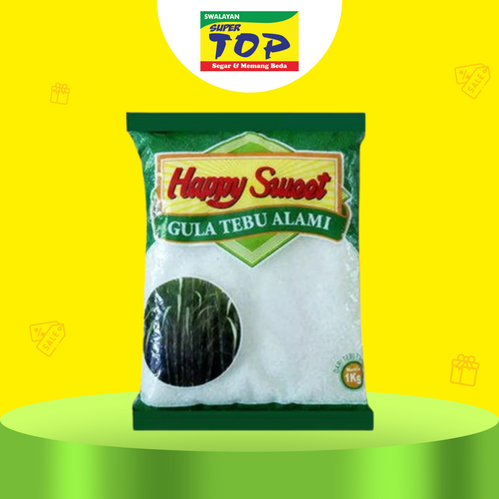 

~TOP~ HAPPY SWEET GULA TEBU ALAMI GULA MURNI 1KG