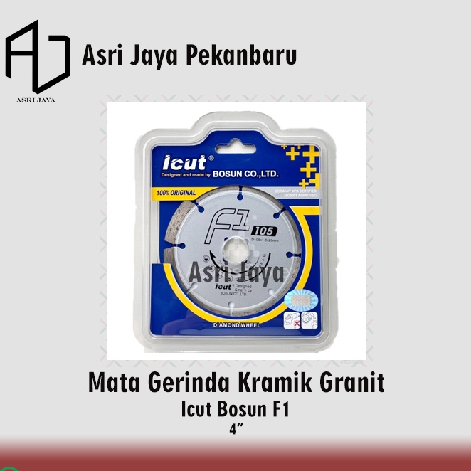 Mata Gerinda Potong Keramik Granit Tembok Beton - Icut Bosun F1 4"
