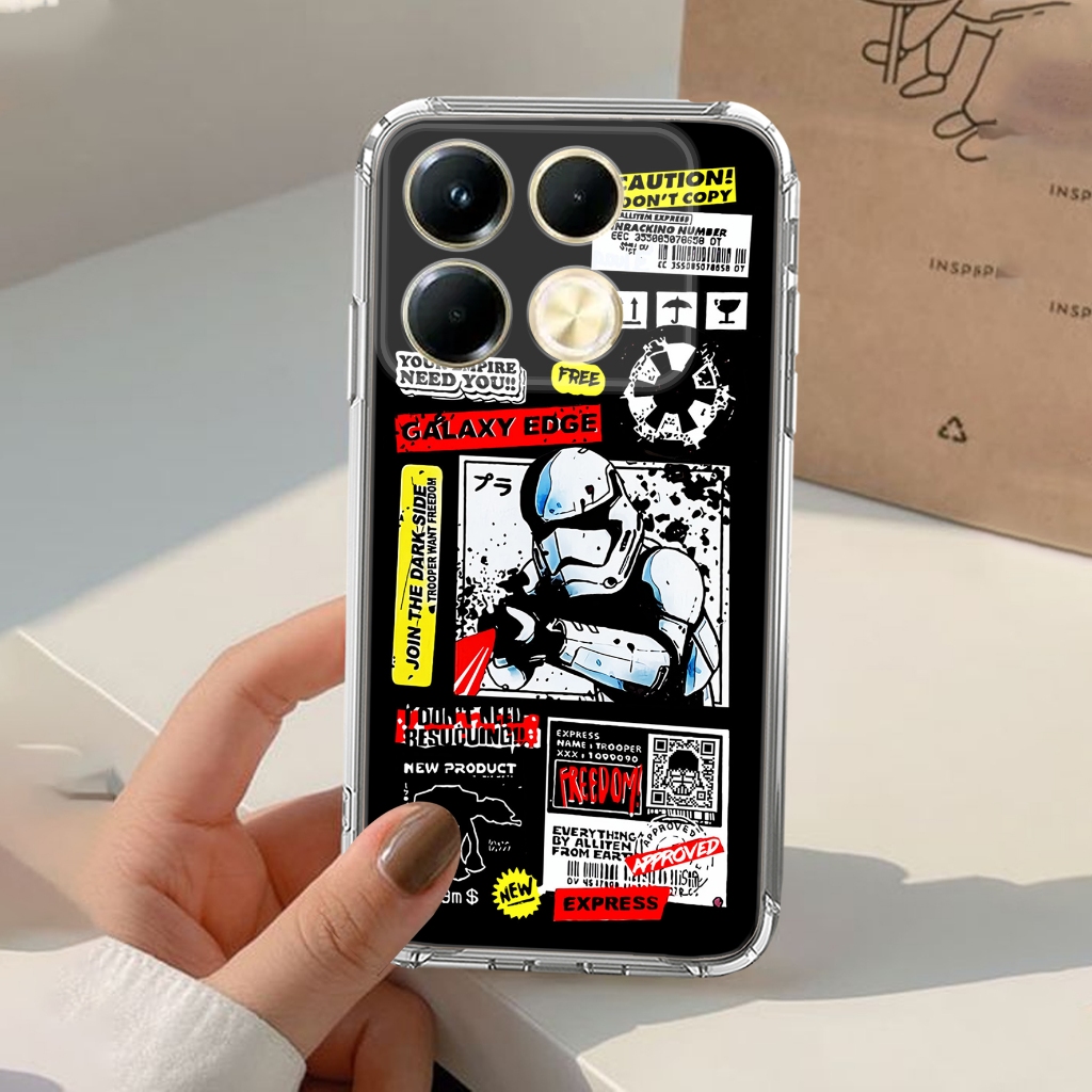 CASE INFINIX NOTE 40 - Casing INFINIX NOTE 40 PRO 5G Terbaru 2024 AERO STORE [ MOTIF 37 ] Silikon - 