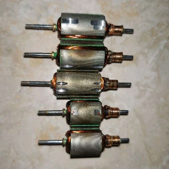 ANGKUR MOTOR DINAMO RS 390 & 380 / BEKAS DINAMO BLANDER