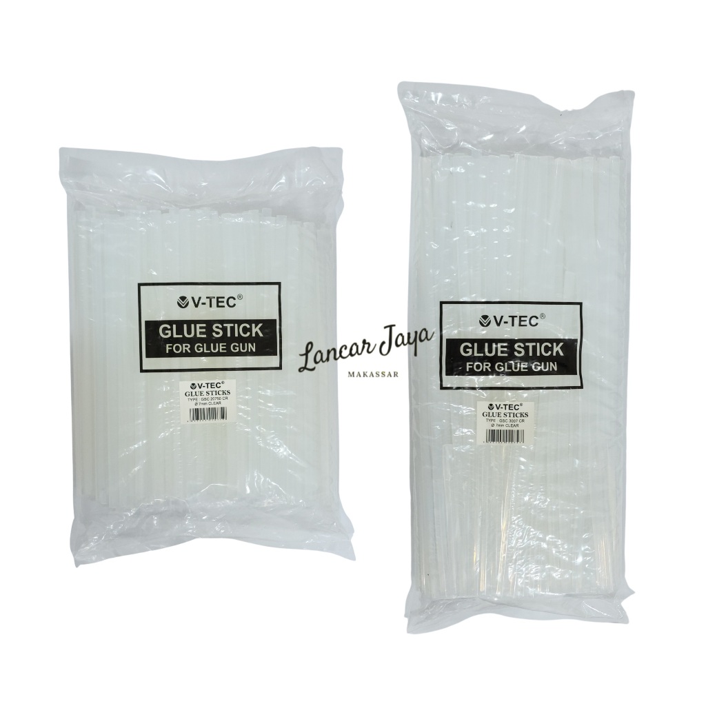 

[1KG] Isi Lem Lilin Tembak Kecil V-TEC Glue Stick Ø 7mm 20cm ~ 30cm