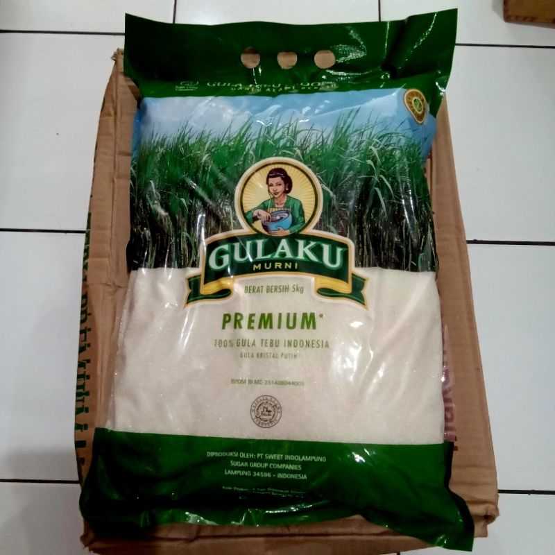 

GULAKU PUTIH KEMASAN 5 KG ,GULA PASIR GULAKU