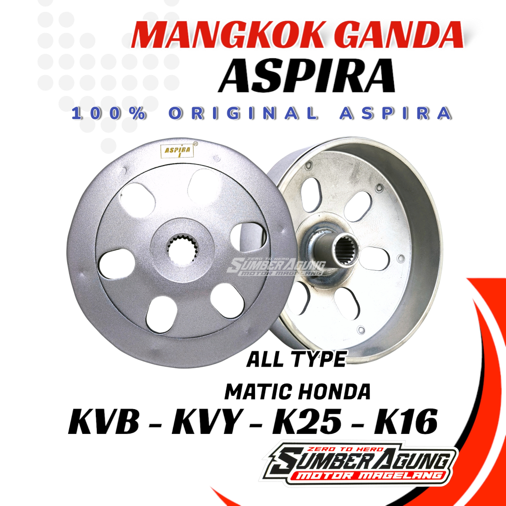 MANGKOK KAMPAS GANDA ALL TYPE MATIC HONDA BEAT/VARIO 110 125 150/BEAT FI ESP/PCX/SCOOPY/SPACY ORIGIN