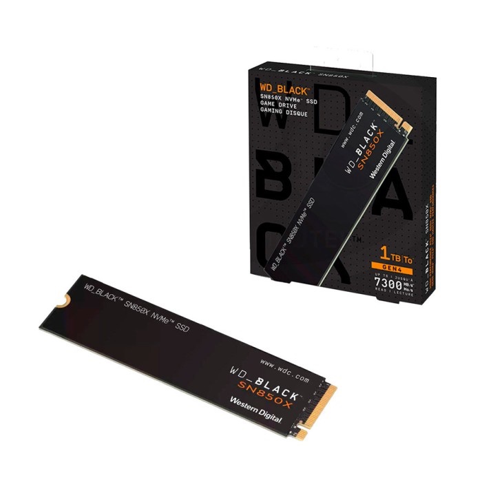 SSD WD BLACK SN850X 1TB 2TB - SSD M.2 NVME PCIe