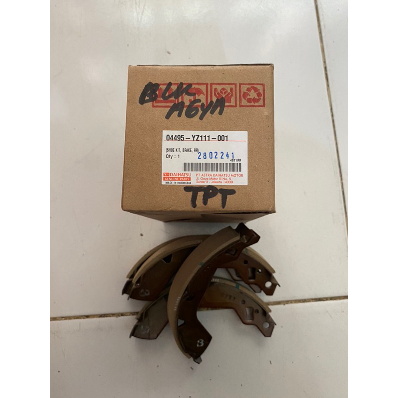 Kampas Rem Belakang Agya/Ayla Original Daihatsu