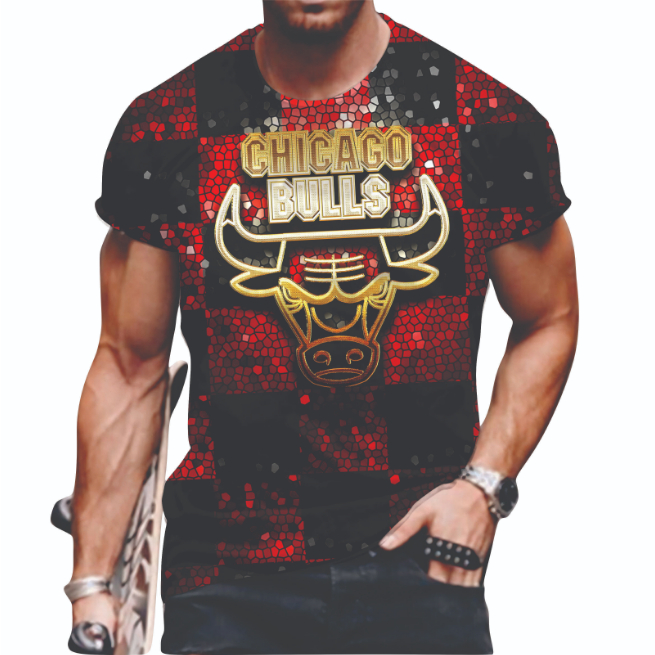 KAOS TAG THAILAND CHICAGO BULLS (AOP) ALL OF PRINTING |  FULLPRINT FULL PRINT T-SHIRT