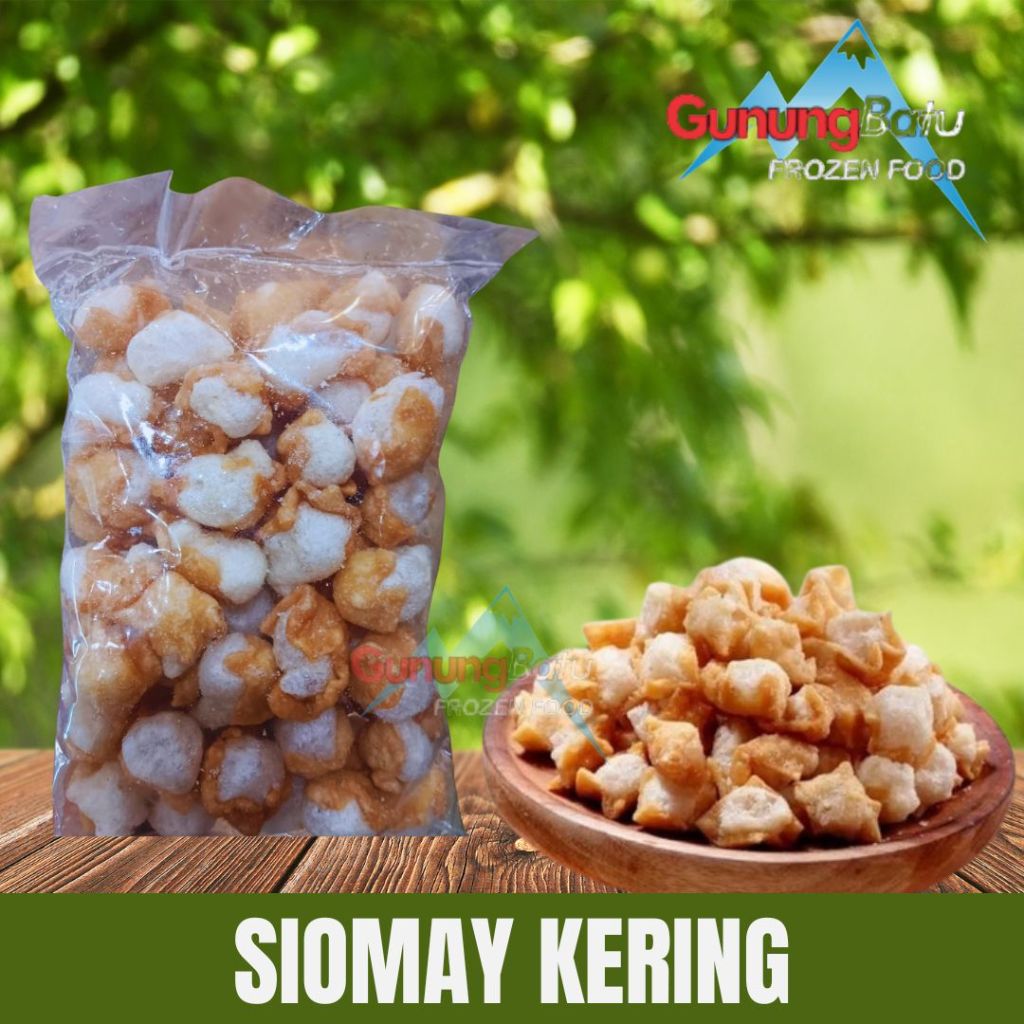 

SIOMAY KERING/BATAGOR KERING UNTUNG BAROKAH / DS CUANKI 180 GRAM TOPPING ANEKA SEBLAK