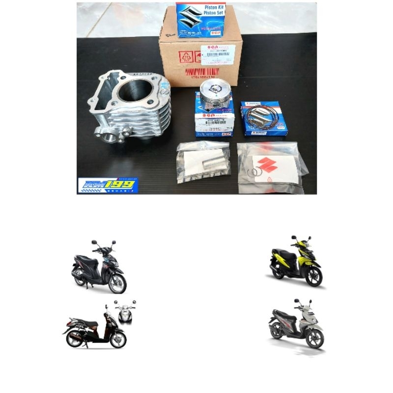 Blok Seher Piston Set Kit Suzuki Address Nex Lets Original SGP
