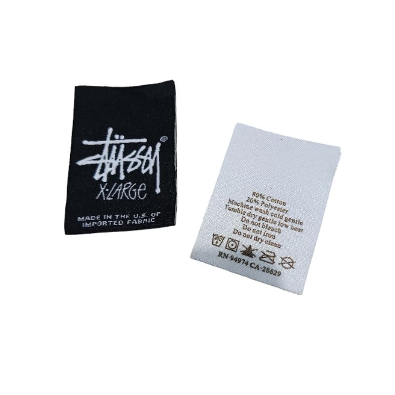 

LABEL SUPPLY LABEL TAG STUSSY US WASH